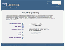 Tablet Screenshot of esquirebilling.com